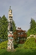 Carved Poles, Canada Stock Photos