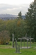 Carved Poles, Canada Stock Photos