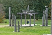 Carved Poles, Canada Stock Photos