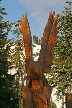 Wooden Eagle, Canada Stock Photos