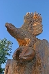 Wooden Eagle, Canada Stock Photos