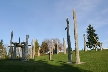 Kamui Mintara Sculptures, Canada Stock Photos