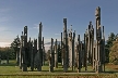 Kamui Mintara Sculptures, Canada Stock Photos