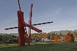 Red Steel Pose, Canada Stock Photos