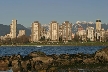 English Bay & West End, Canada Stock Photos