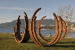 An Artwork In Vanier Park, Canada Stock Photos