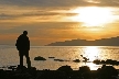 English Bay Sunset, Canada Stock Photos