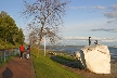 Massive White Rock, Canada Stock Photographs