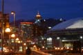 Downtown Vancouver At Night, Canada Stock Photos