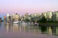 Burrard Inlet At Night, Canada Stock Photos