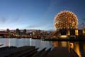 False Creek At Night, Science World Vancouver