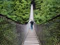 Lynn Canyon Suspension Bridge, Canada Stock Photographs