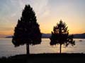 English Bay Sunset, Canada Stock Photos