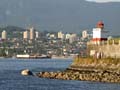 Brockton Point Lighthouse, Canada Stock Photographs