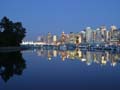 Coal Harbour At Night, Downtown Vancouver