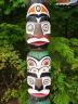 Capilano Totems, Canada Stock Photographs