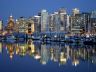 Coal Harbour At Night, Coal Harbour At Night Downtown Vancouver