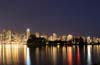 Coal Harbour At Night, Canada Stock Photographs