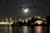 Downtown Vancouver At Night, Canada Stock Photographs