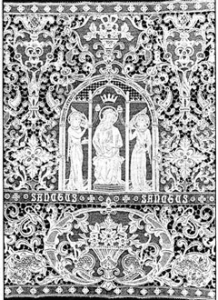 Lace is a type of textile that should be framed for best preservation