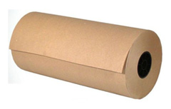 Brown paper, called kraft paper, or thin cardboard works well for the backing