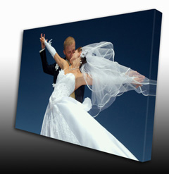 Have your best wedding photographs enlarged and adorn your wall for generations