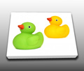 Gender neutral rubber duckies make a great nursery decoration Gender neutral rubber duckies make a great nursery decoration